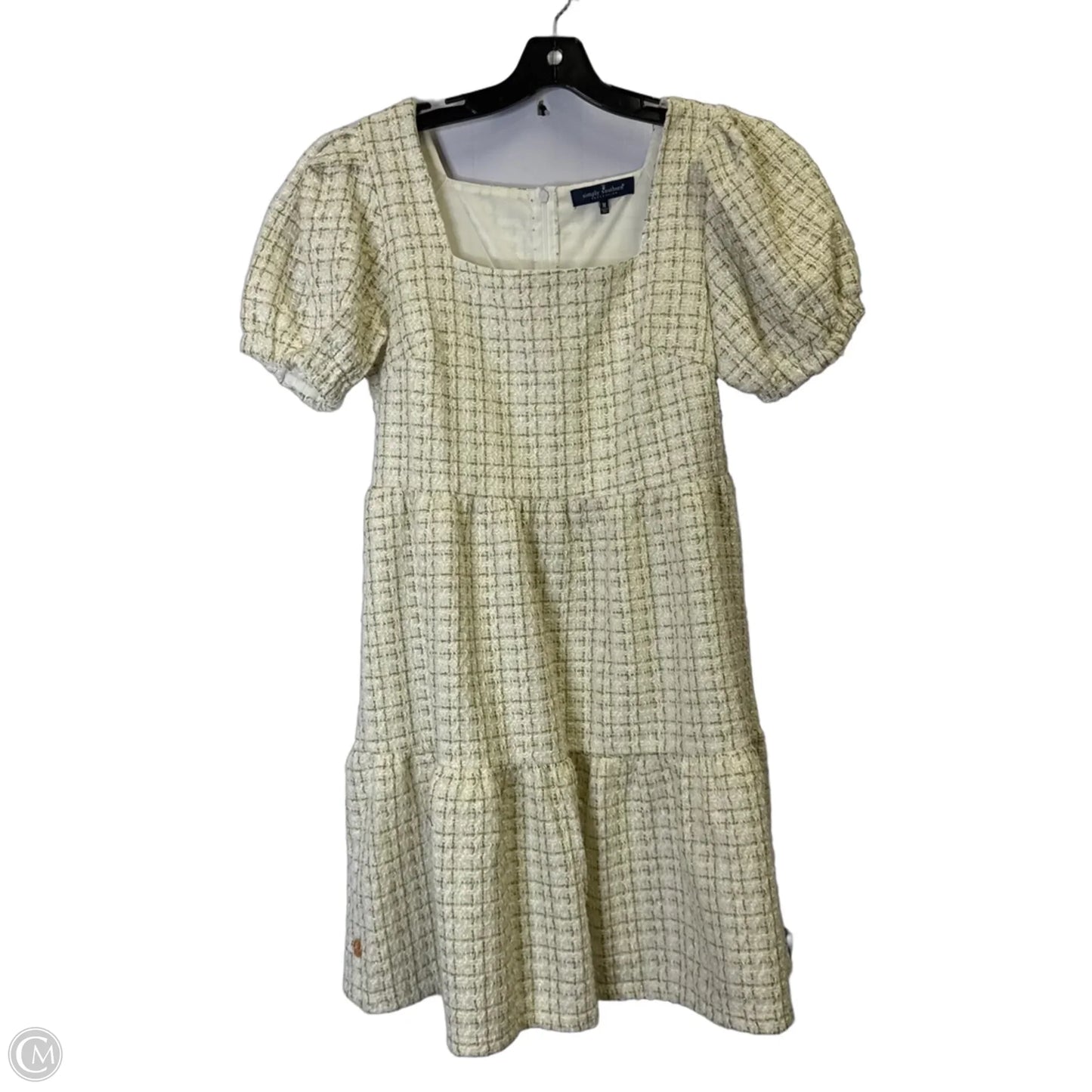 Dress Casual Short By Simply Southern In Cream, Size: M
