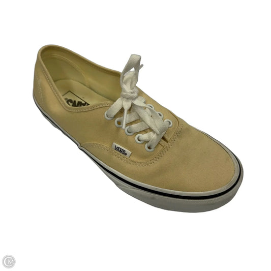 Shoes Sneakers By Vans In Cream, Size: 9