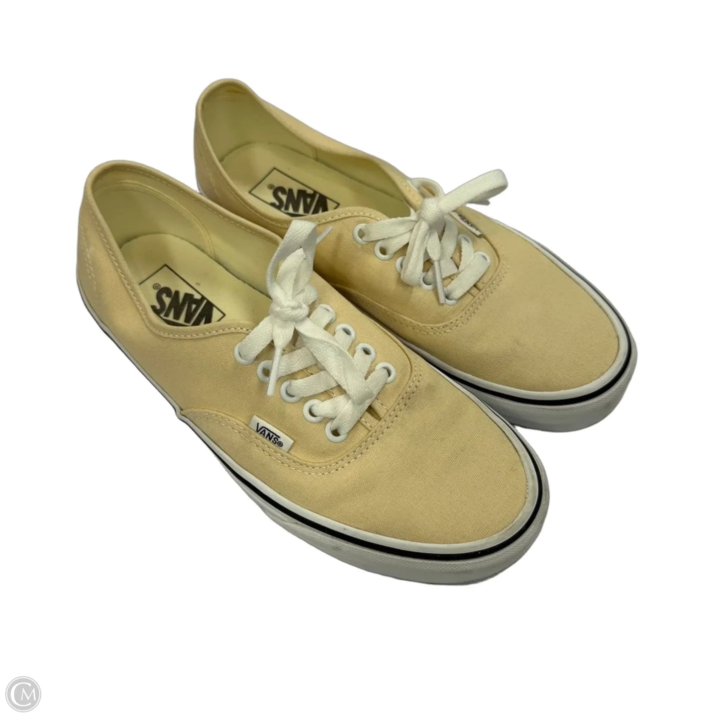 Shoes Sneakers By Vans In Cream, Size: 9