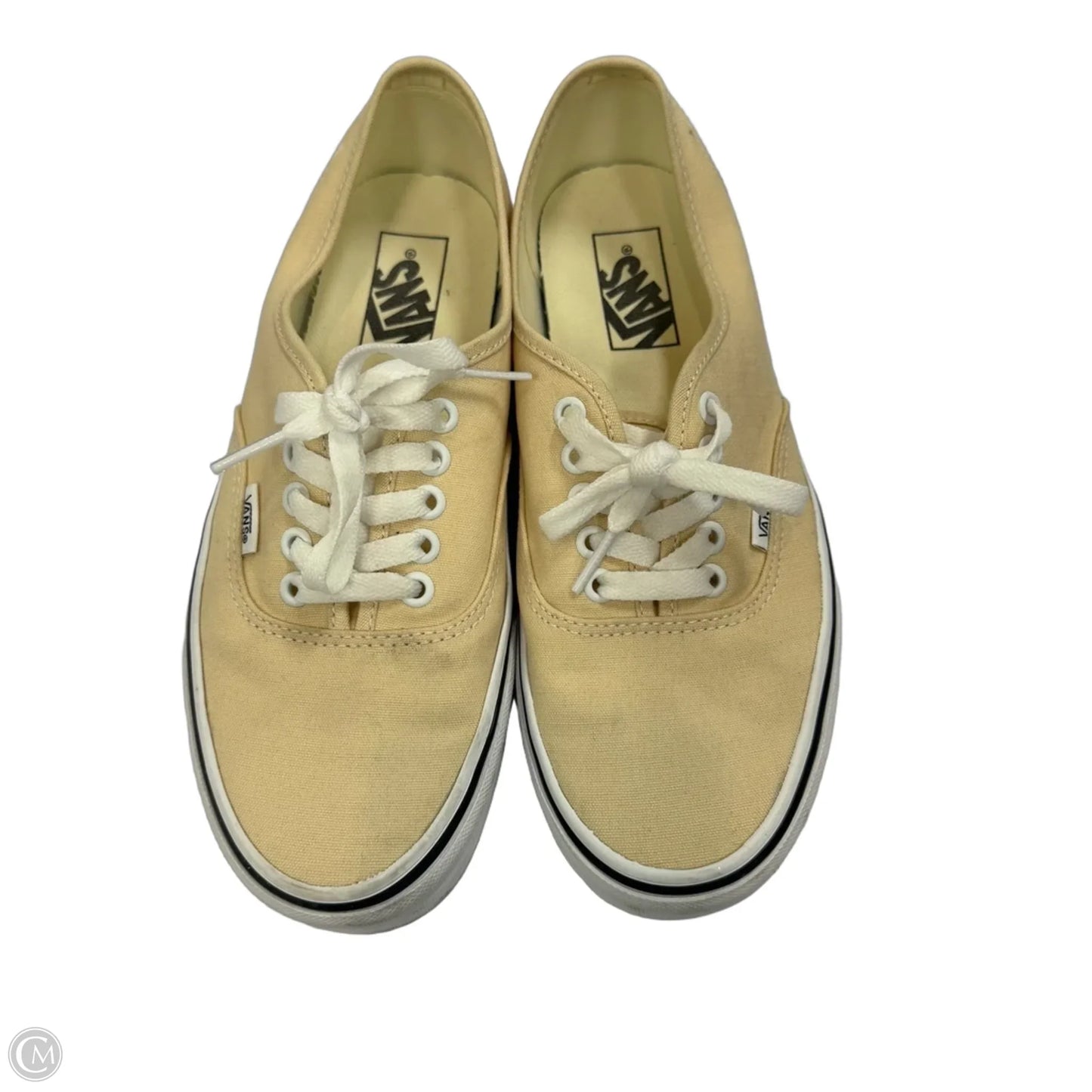 Shoes Sneakers By Vans In Cream, Size: 9