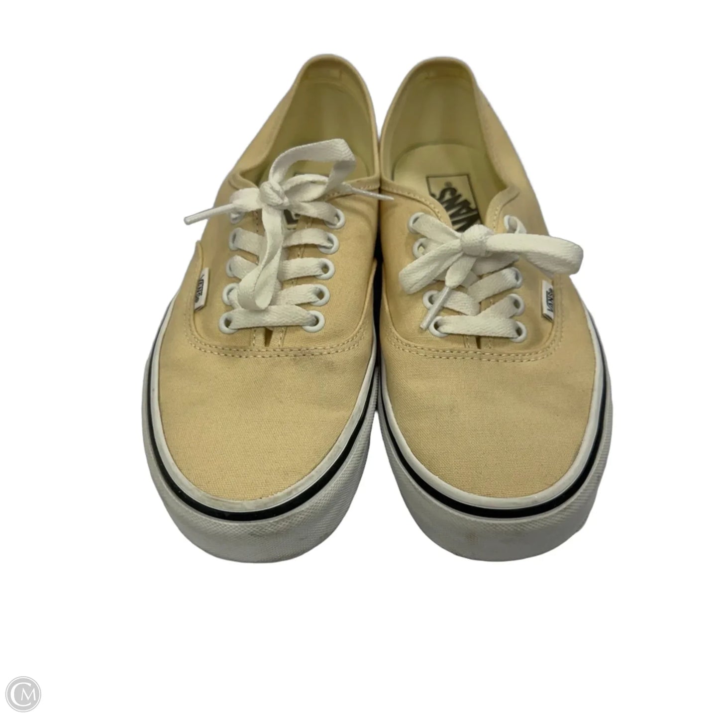 Shoes Sneakers By Vans In Cream, Size: 9