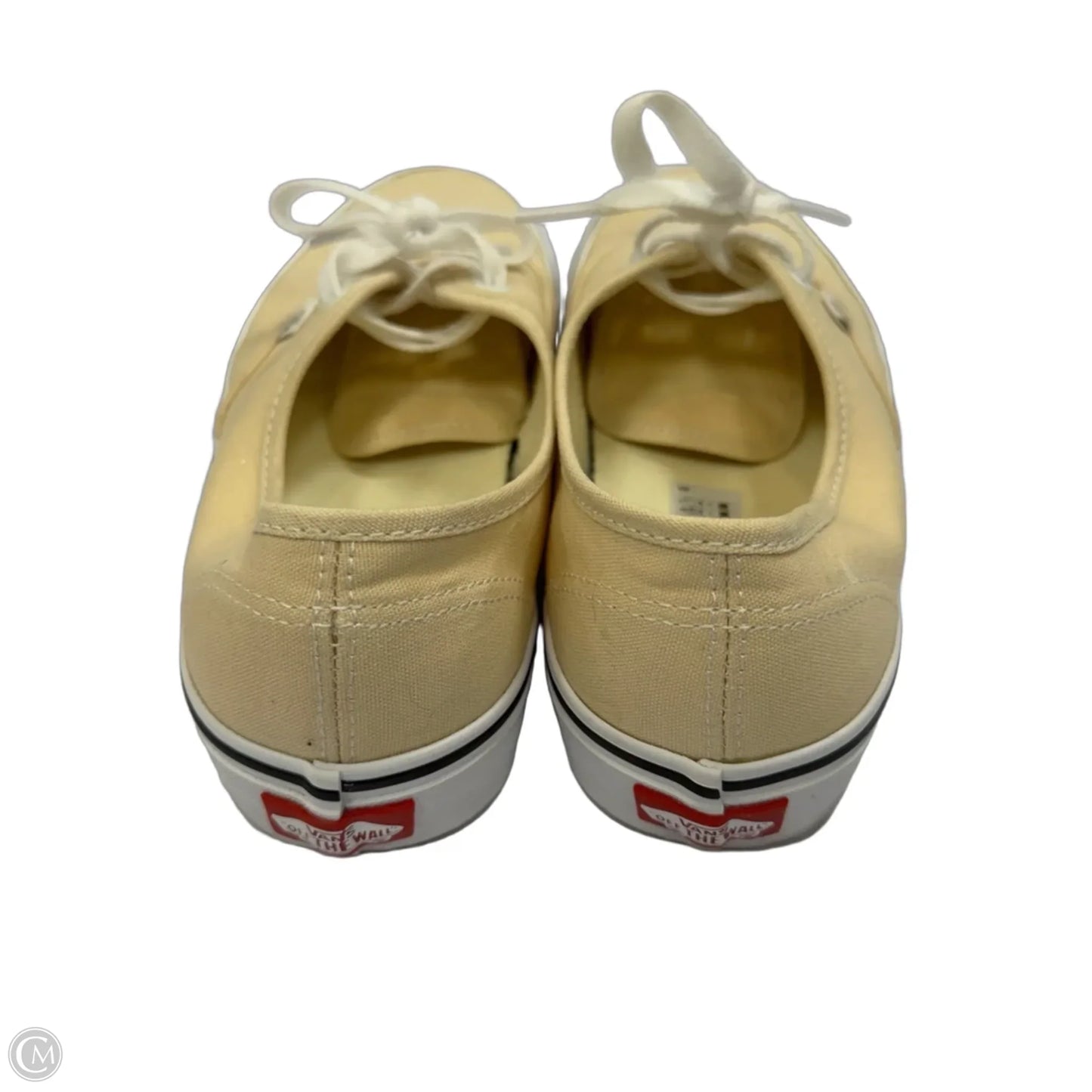 Shoes Sneakers By Vans In Cream, Size: 9