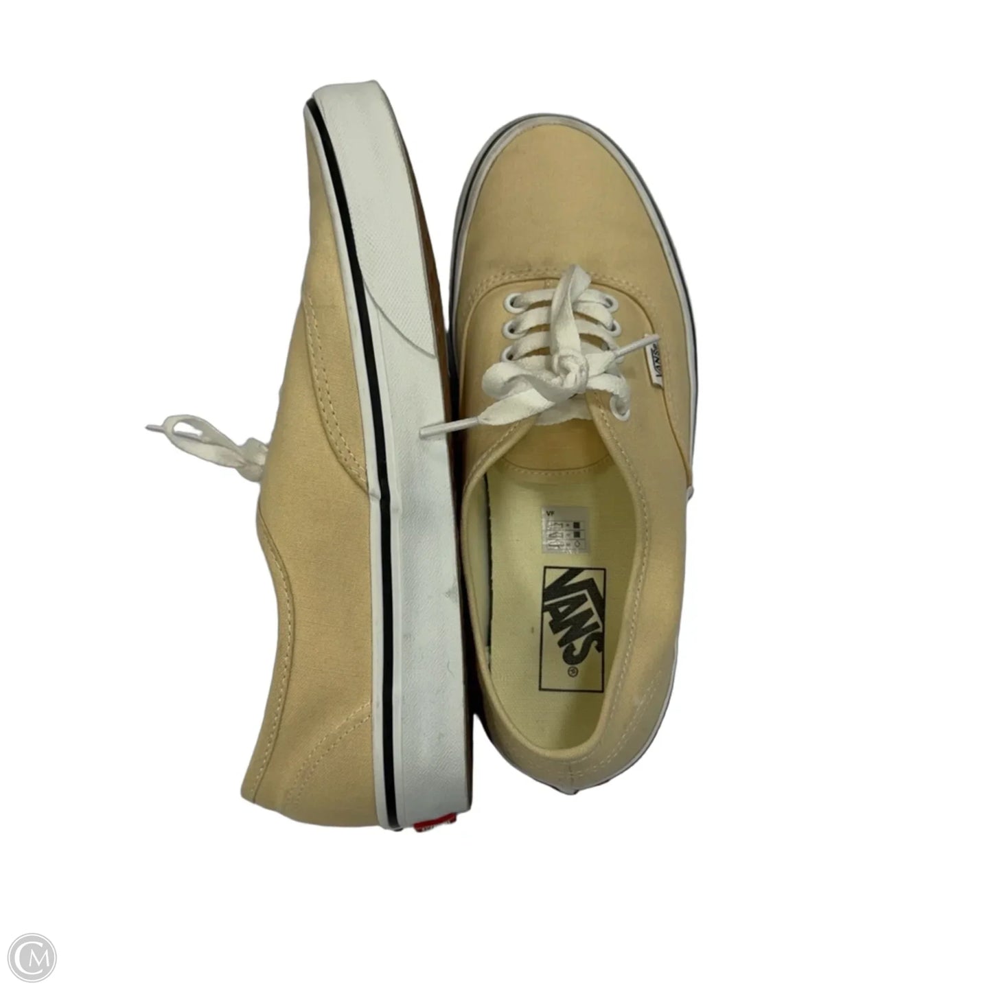 Shoes Sneakers By Vans In Cream, Size: 9