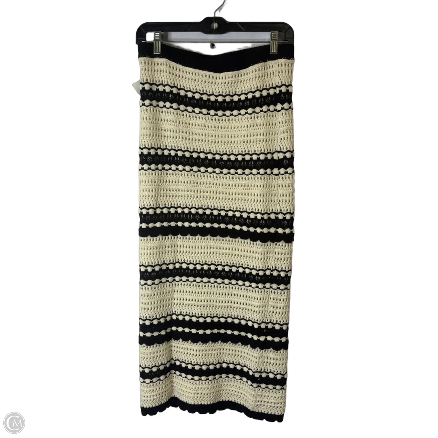 Skirt Maxi By Sincerely Jules In Black & Cream, Size: M