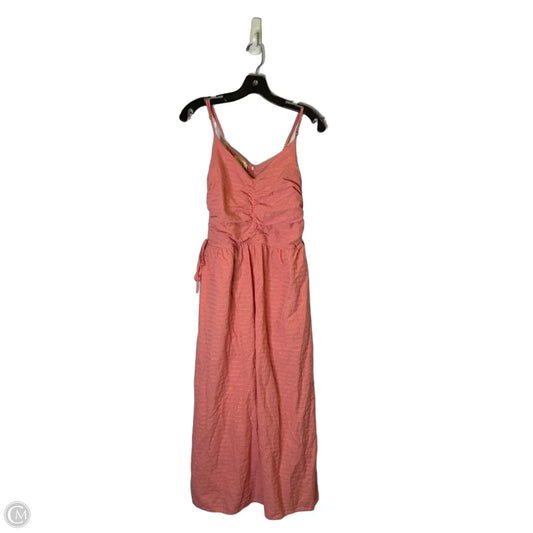Dress Casual Maxi By Nation In Pink, Size: M