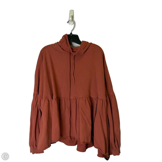 Sweatshirt Hoodie By Aerie In Red, Size: Xxl