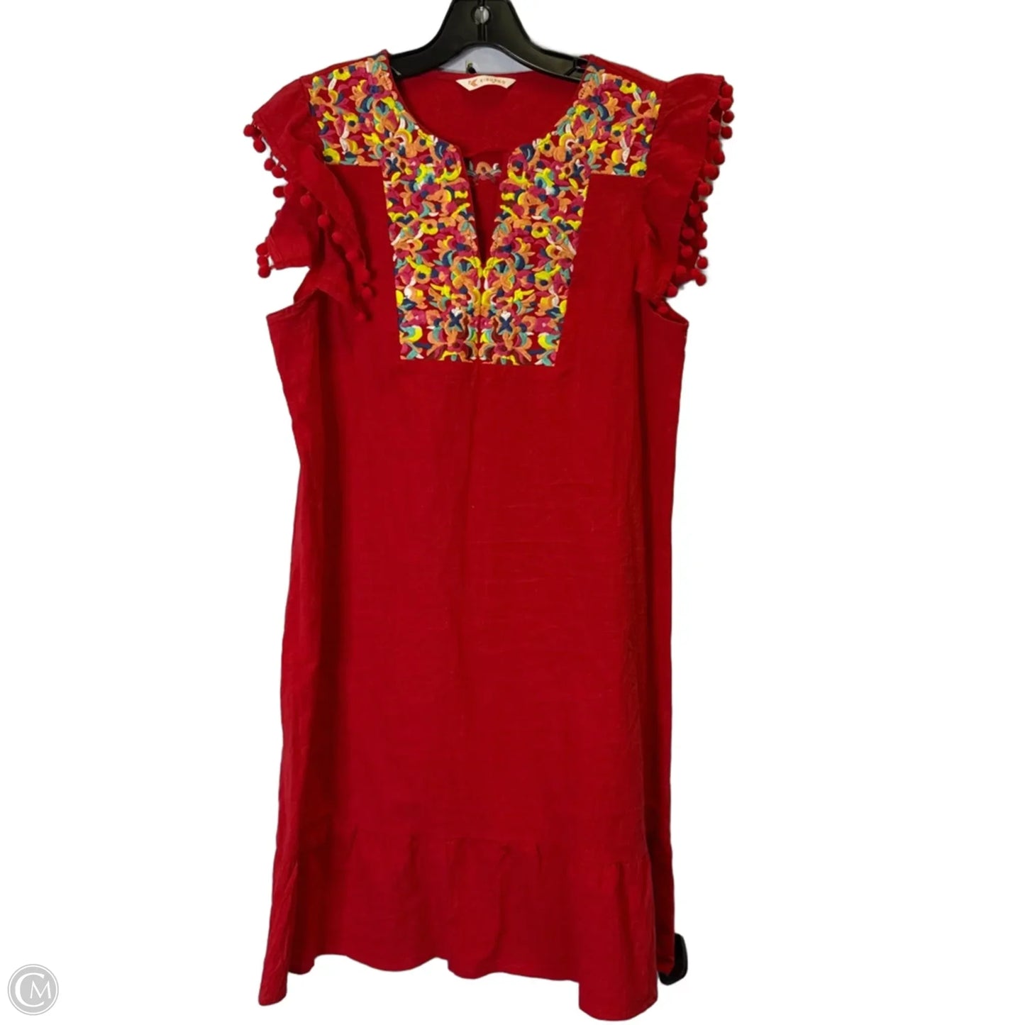 Dress Casual Short By Kirundo In Red, Size: M