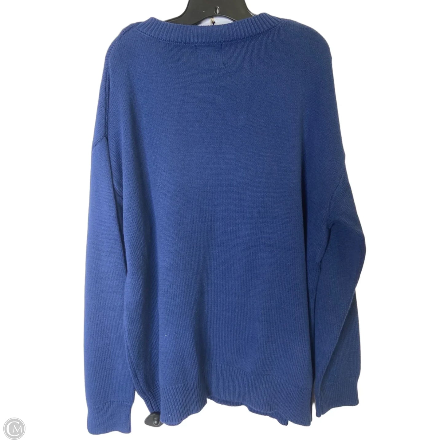 Sweater By Simply Southern In Blue, Size: Xxl