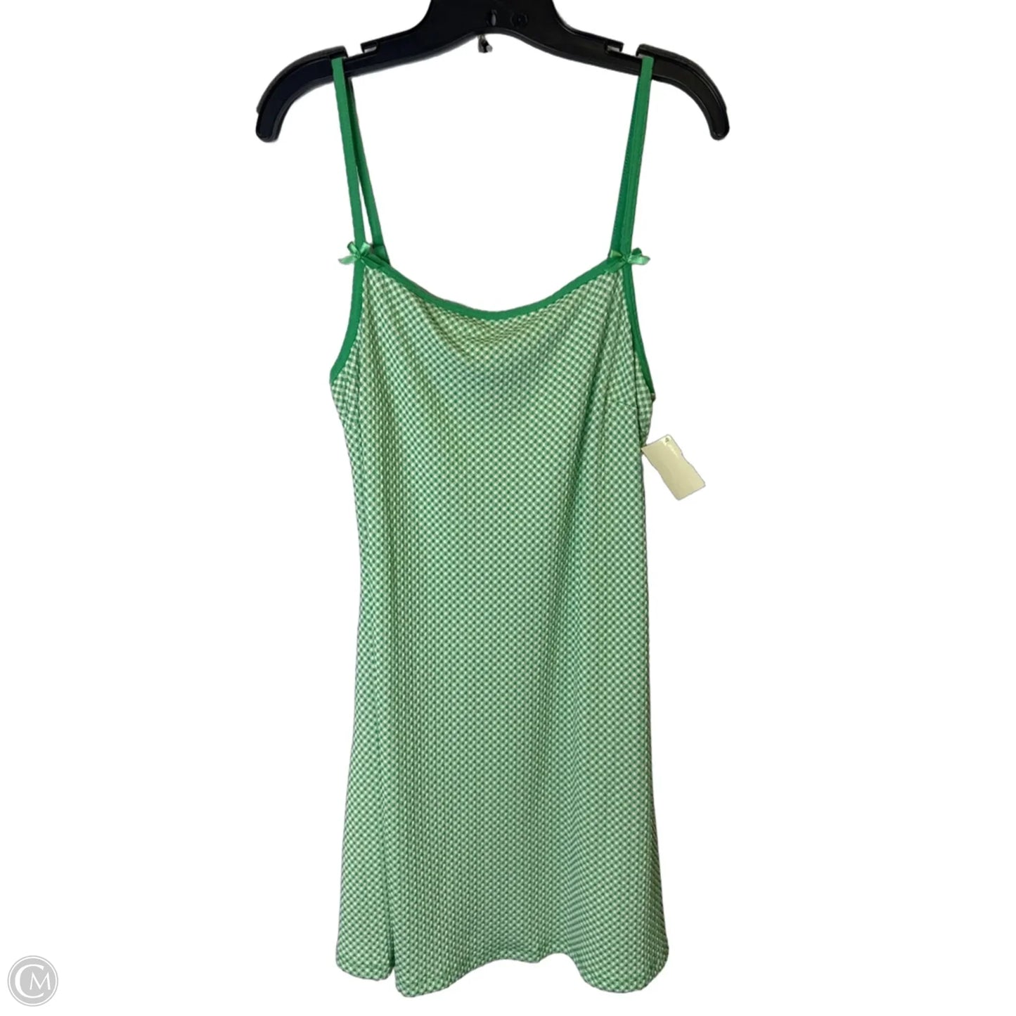 Dress Casual Short By Wild Fable In Green & White, Size: M