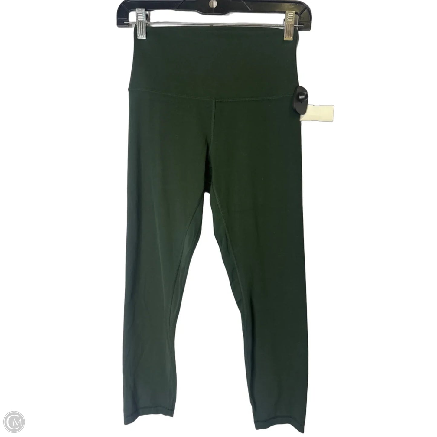 Athletic Capris By Lululemon In Green, Size: 6
