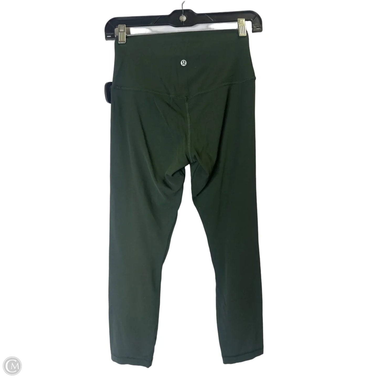 Athletic Capris By Lululemon In Green, Size: 6