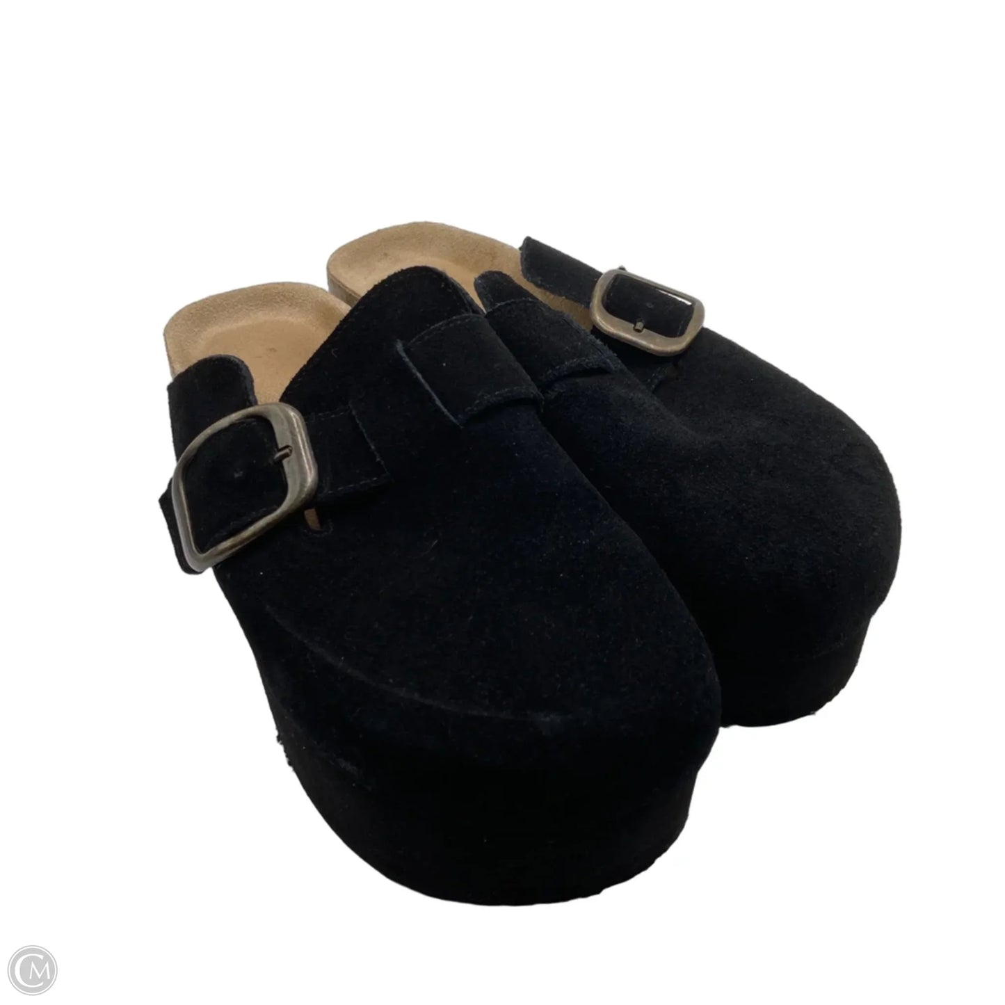 Shoes Heels Platform By Cushionaire In Black, Size: 7
