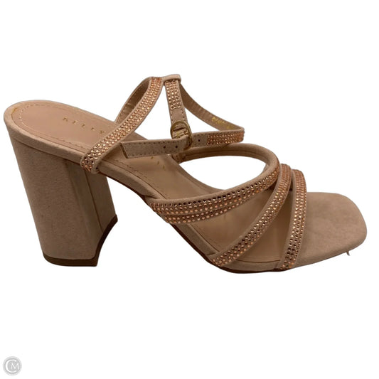Shoes Heels Block By Kelly And Katie In Pink, Size: 6.5