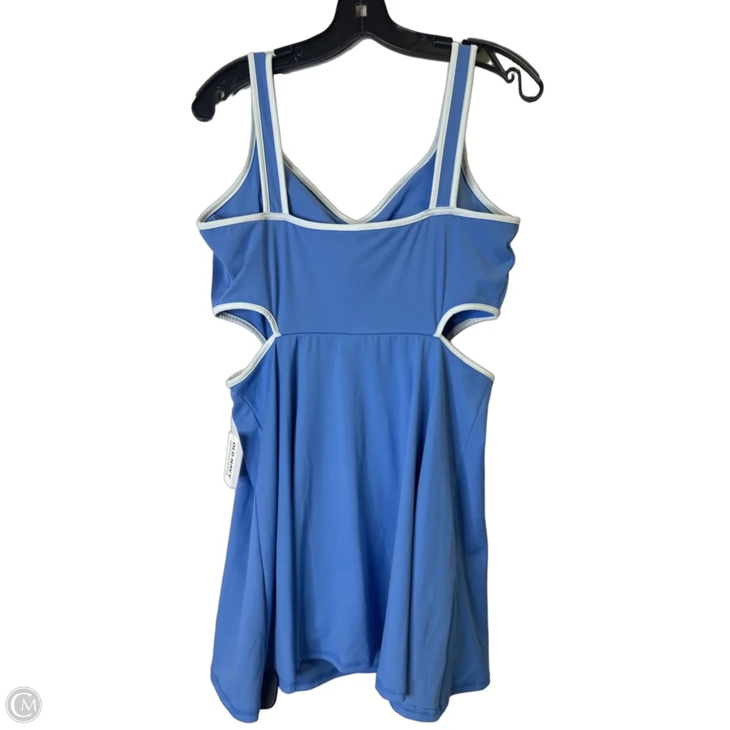 Dress Casual Short By Old Navy In Blue & White, Size: L
