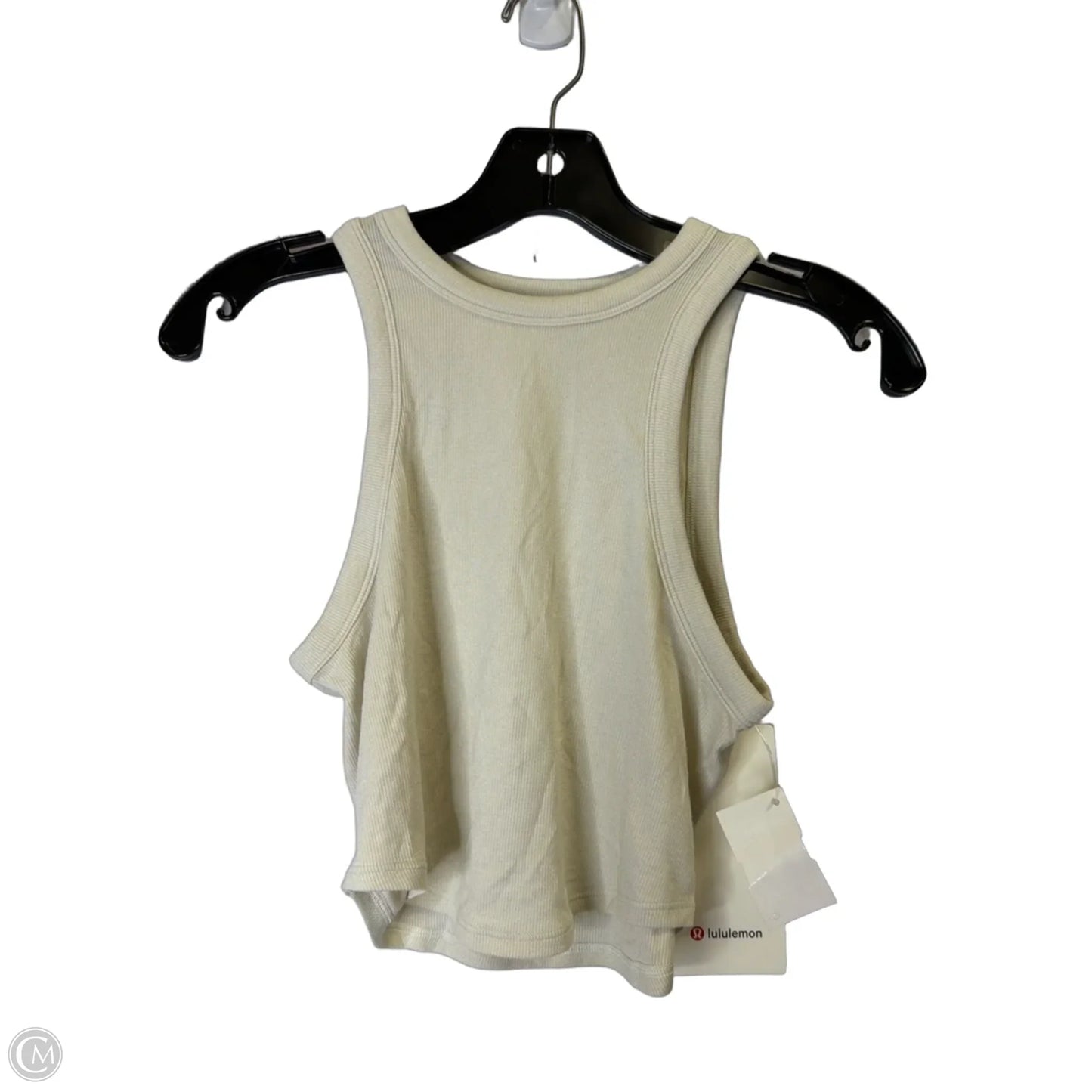 Athletic Tank Top By Lululemon In Beige, Size: 6
