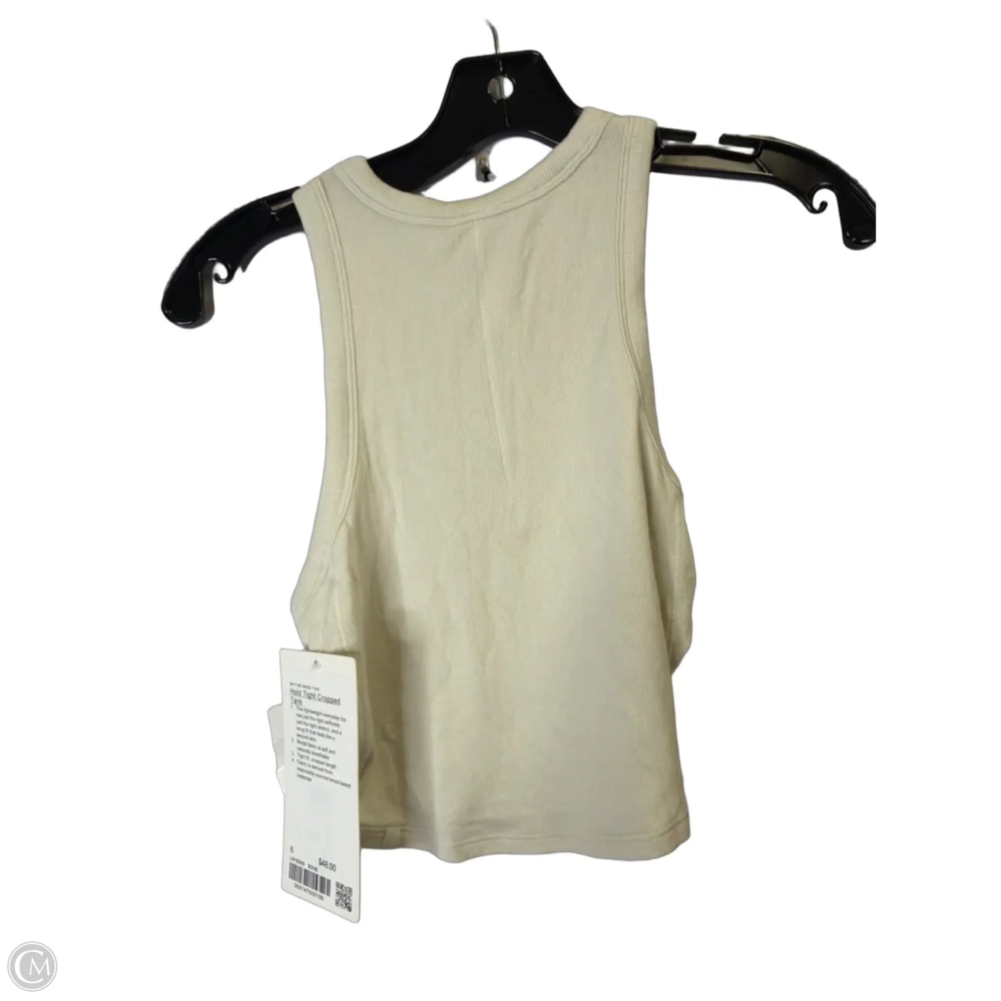 Athletic Tank Top By Lululemon In Beige, Size: 6