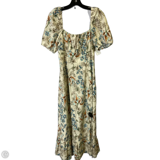 Dress Casual Midi By London Times In Cream, Size: 6