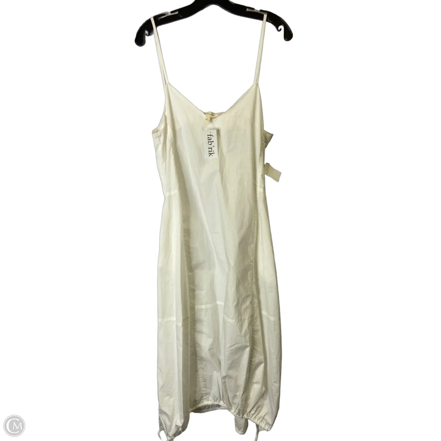 Dress Casual Midi By Fabrik In White, Size: M