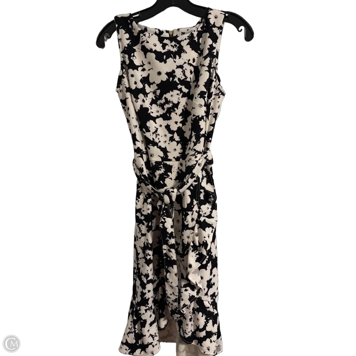 Dress Work By Calvin Klein In Black & White, Size: 4