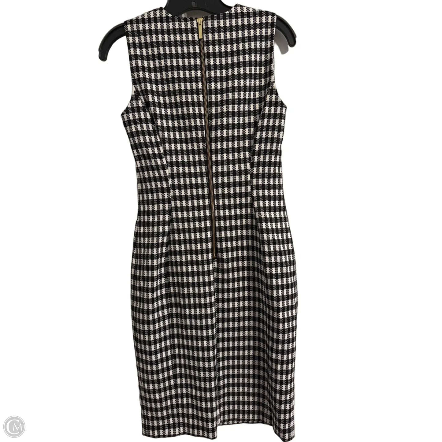 Dress Work By Calvin Klein In Black & White, Size: 6