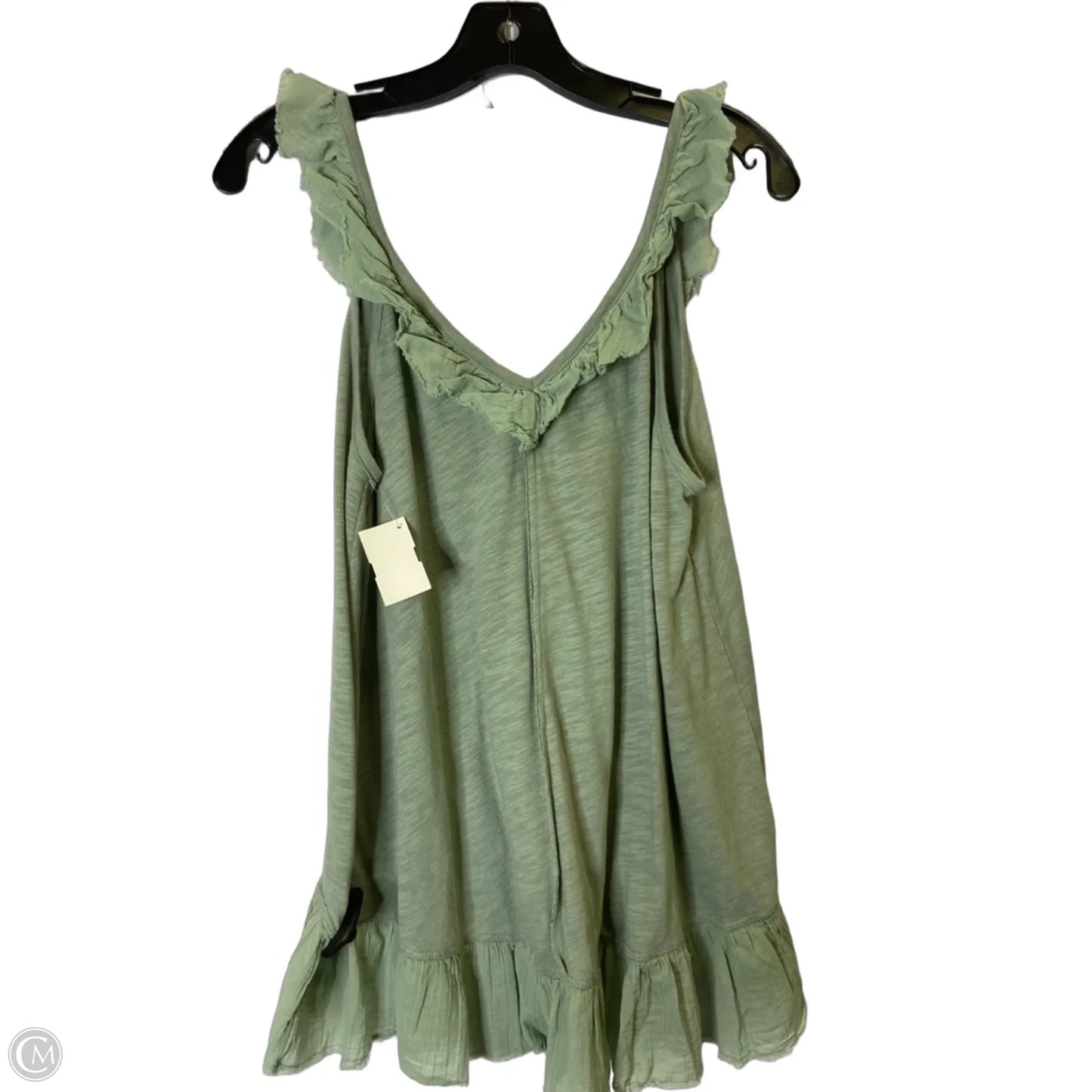Top Sleeveless By American Eagle In Green, Size: M