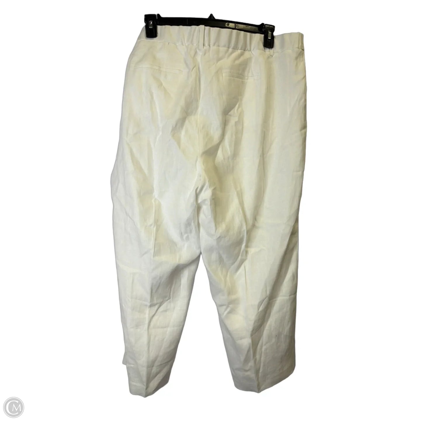 Pants Cropped By Talbots In White, Size: 20
