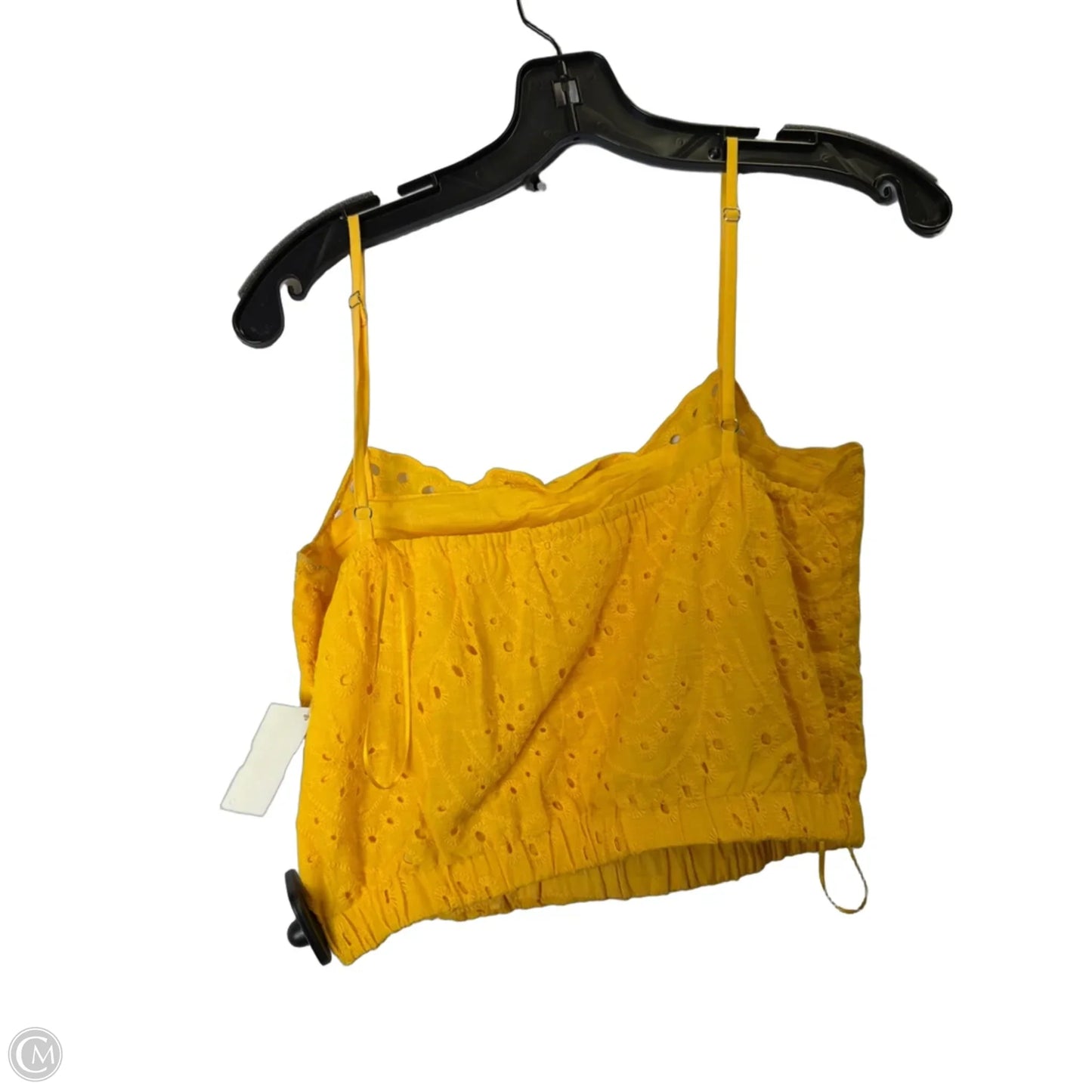 Top Sleeveless By Clothes Mentor In Yellow, Size: M