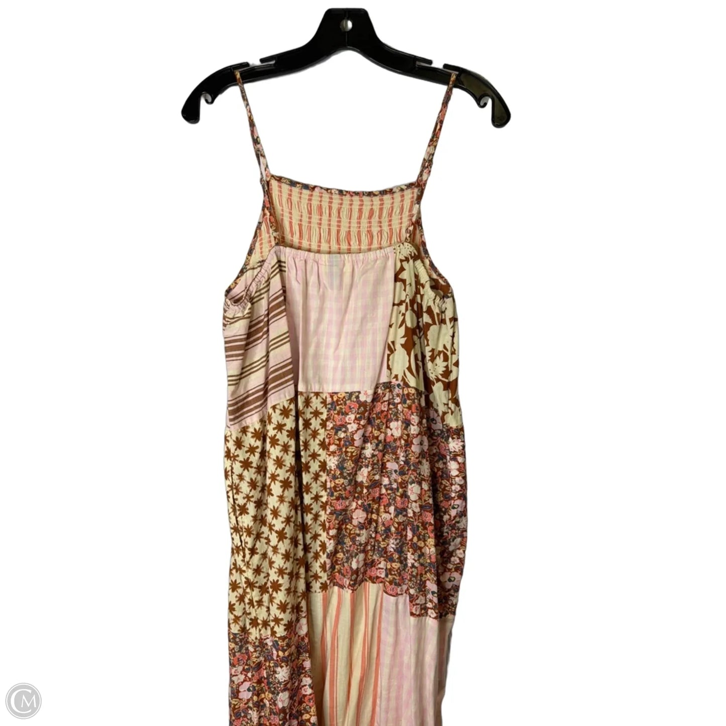 Dress Casual Maxi By Universal Standard In Brown & Pink, Size: M