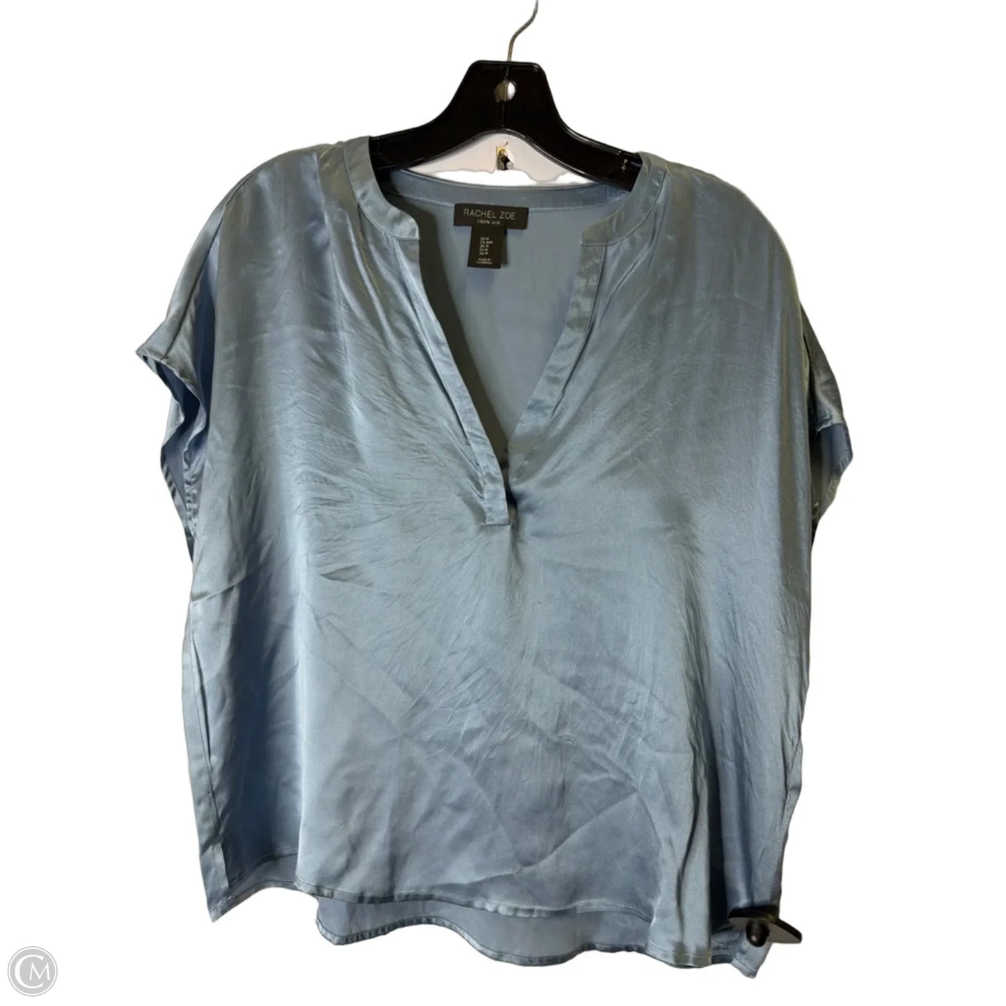 Top Short Sleeve By Rachel Zoe In Blue, Size: M