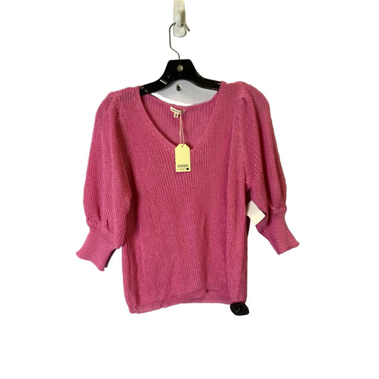 Sweater Short Sleeve By Jodifl In Pink, Size: M