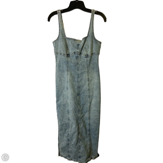 Dress Casual Midi By Wild Fable In Blue Denim, Size: S