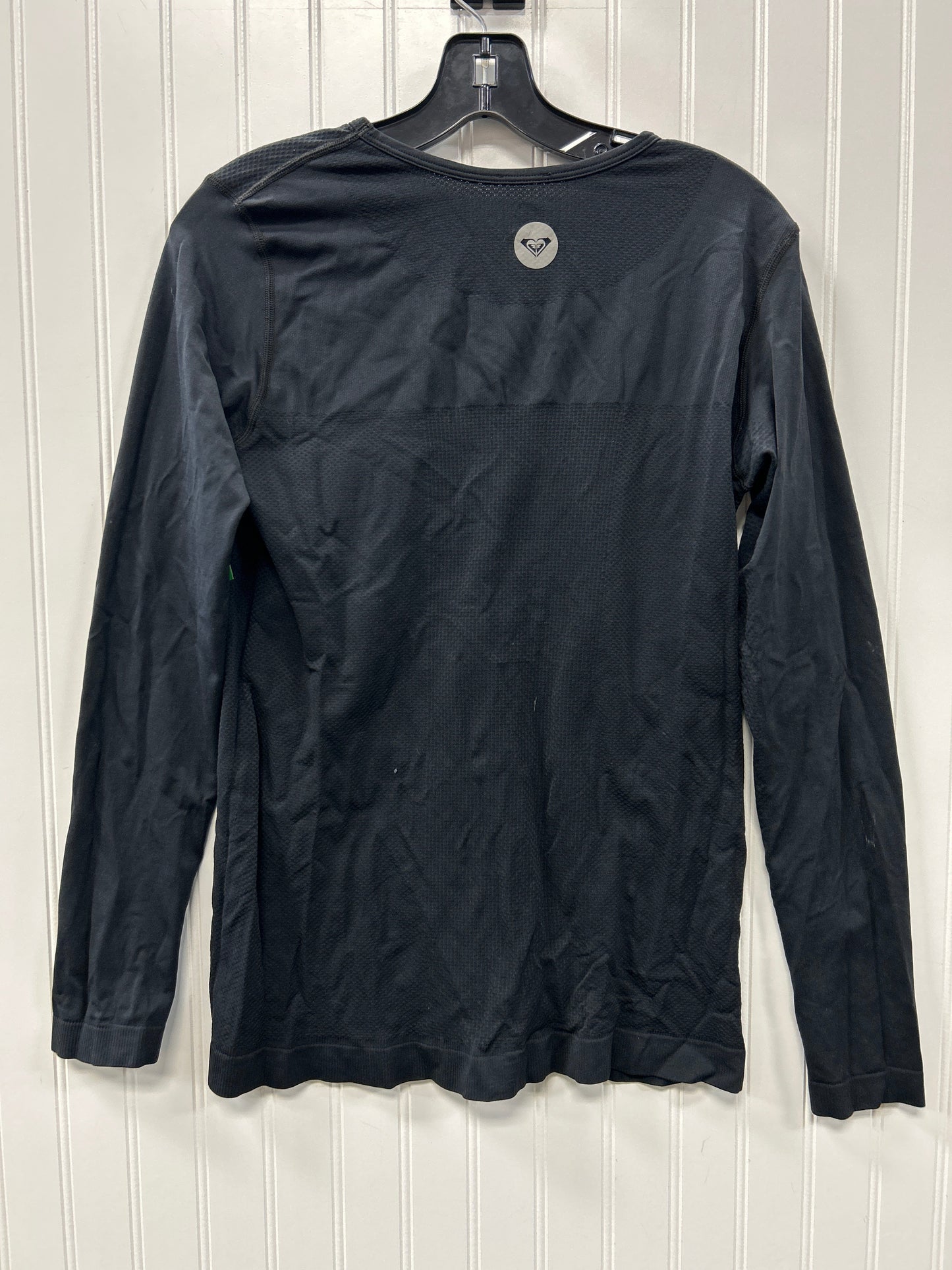 Athletic Top Ls Collar By Roxy In Black, Size:L