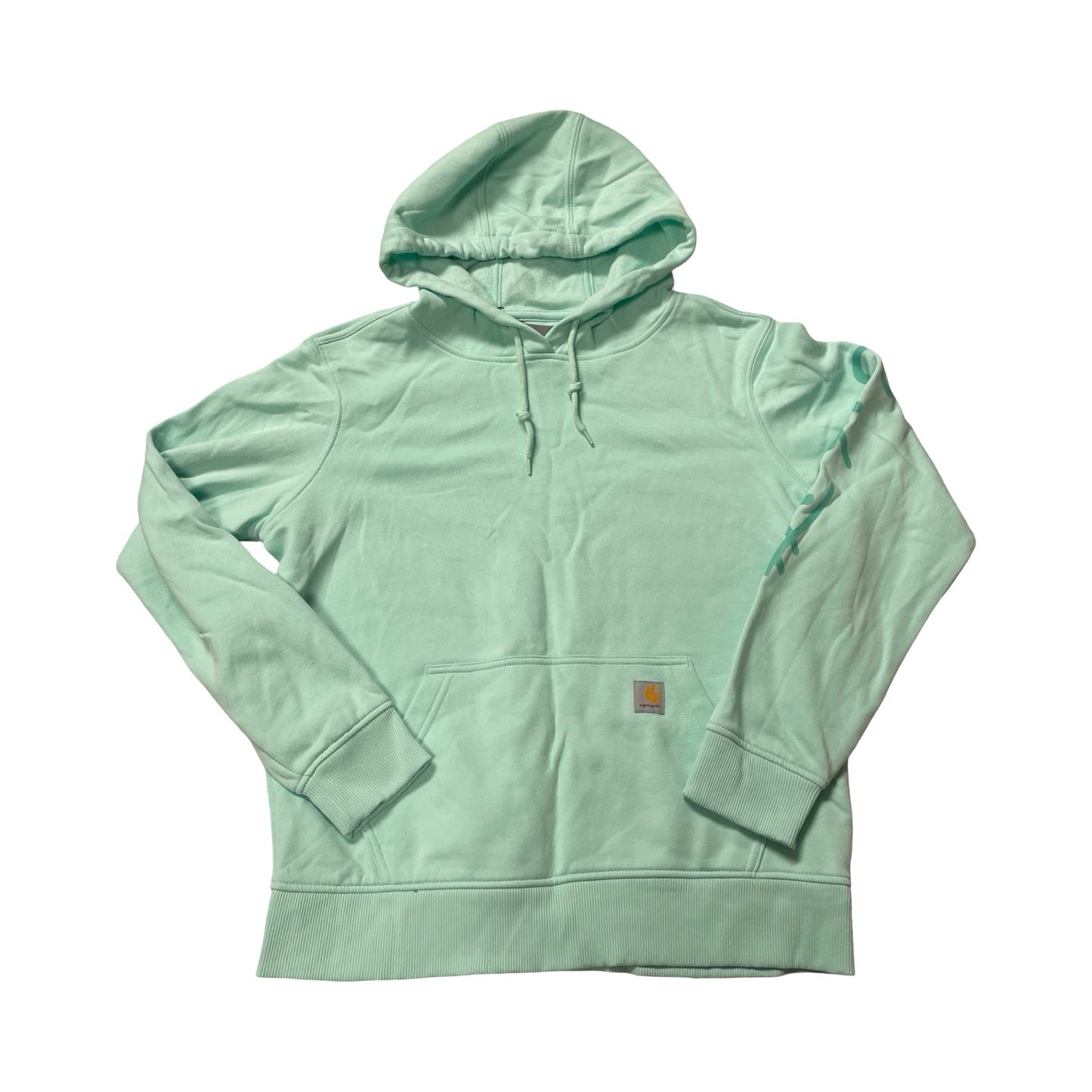 Athletic Sweatshirt Hoodie By Carhartt In Green, Size:M