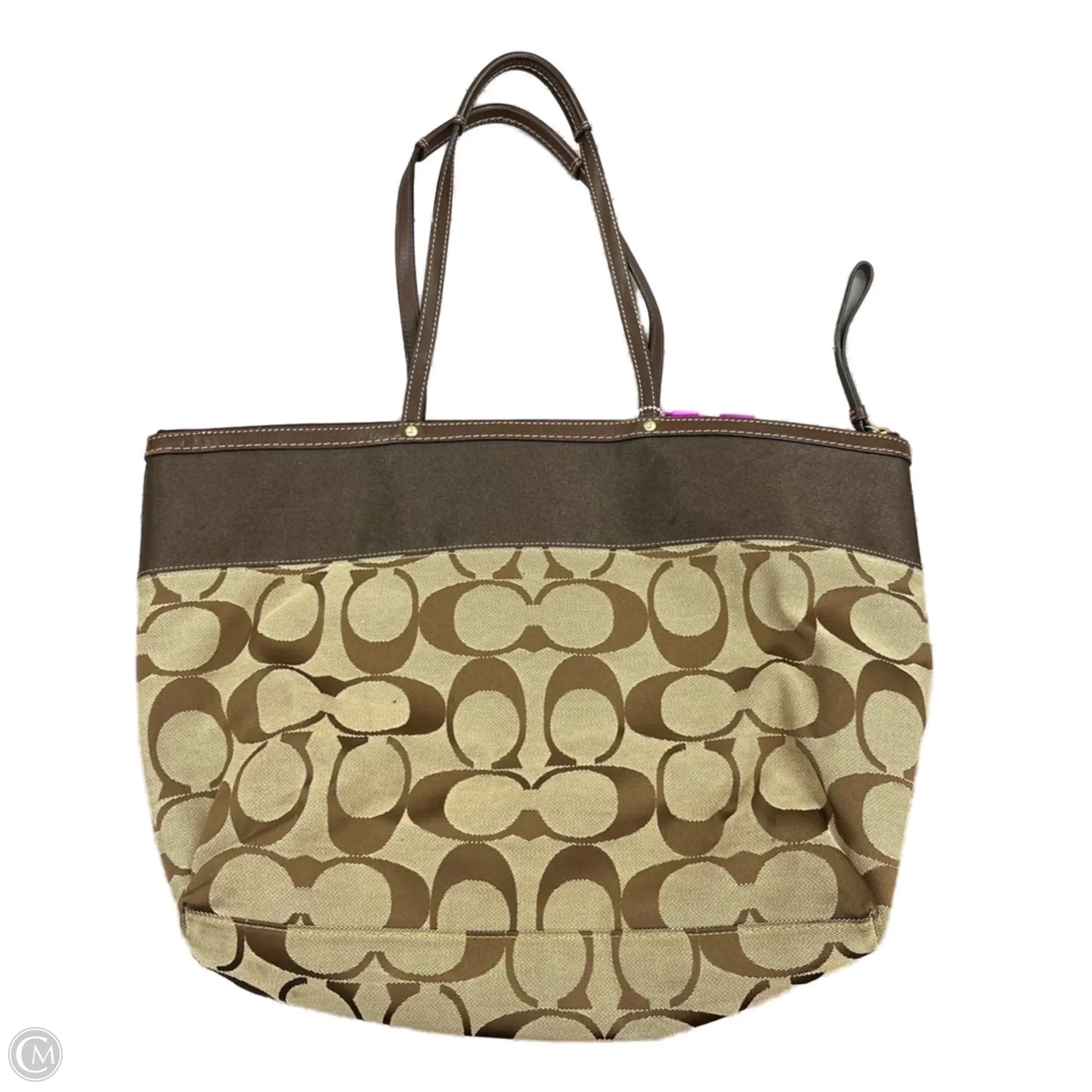 Tote Designer By Coach, Size: Large