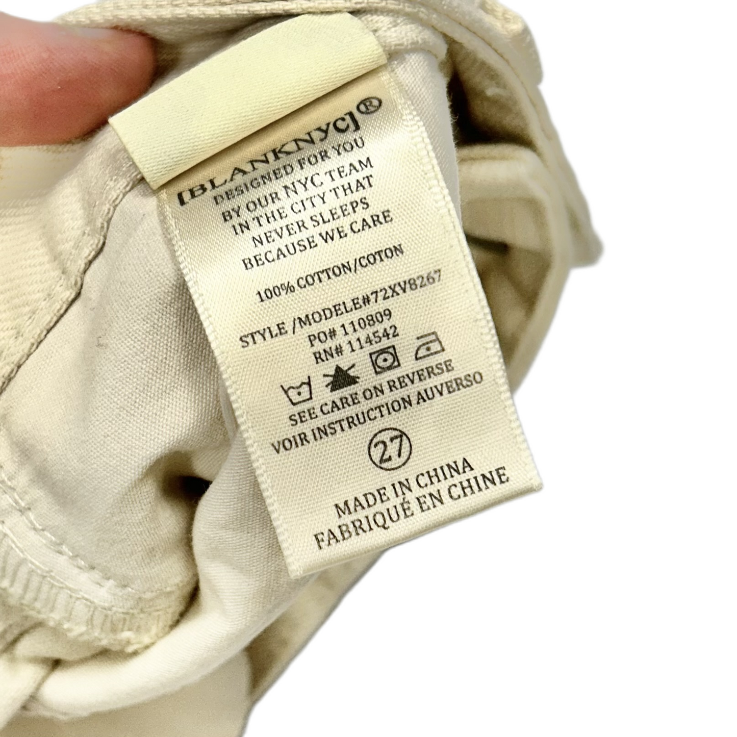 Cream Denim Shorts By Blanknyc, Size: 4