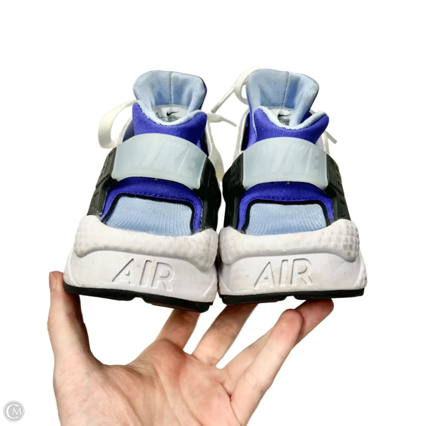 Shoes Sneakers By Nike In Blue & White, Size: 6.5