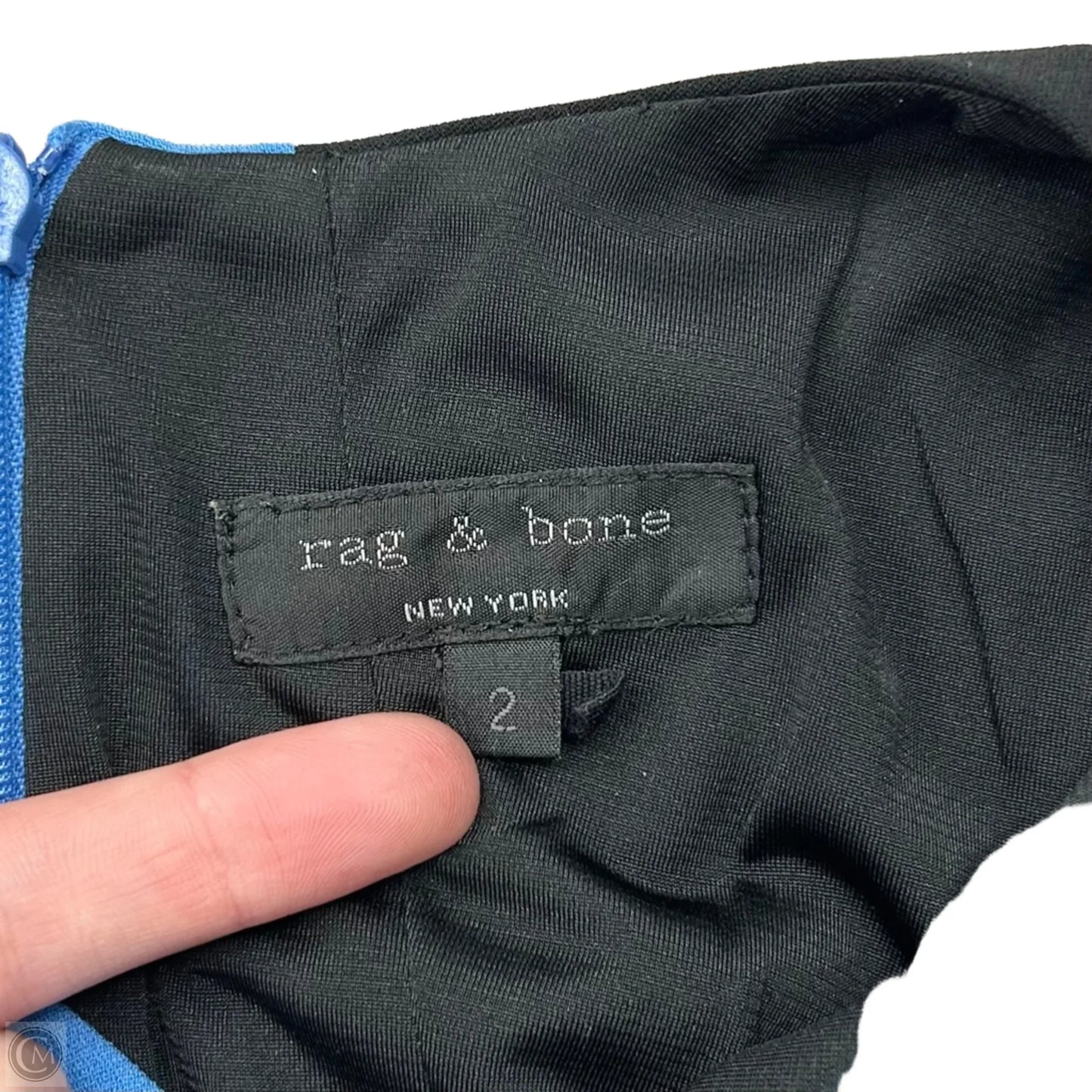 Dress Casual Short By Rag And Bone In Black & Blue, Size: 2