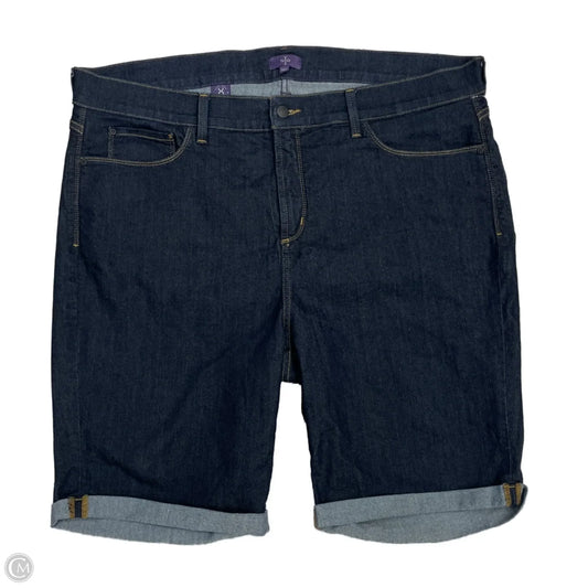 Shorts By Not Your Daughters Jeans In Blue Denim, Size: 22