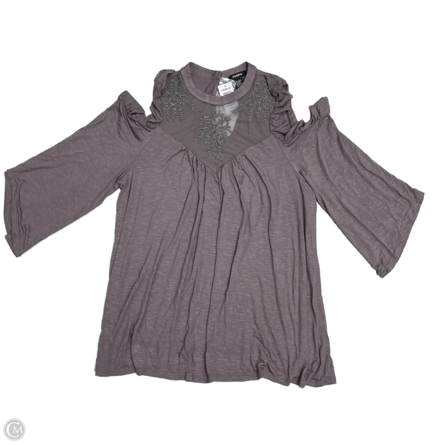 Top Sleeveless By Torrid In Purple, Size: 4x