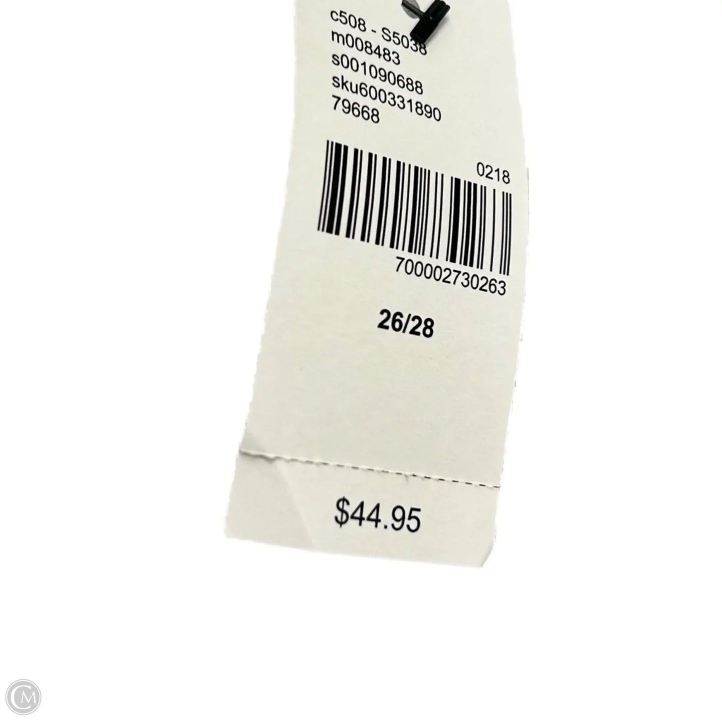 Top Short Sleeve By Lane Bryant In Blue & White, Size: 4x