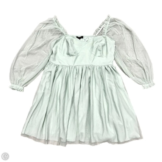 Dress Party Short By Eloquii In Mint, Size: 2x