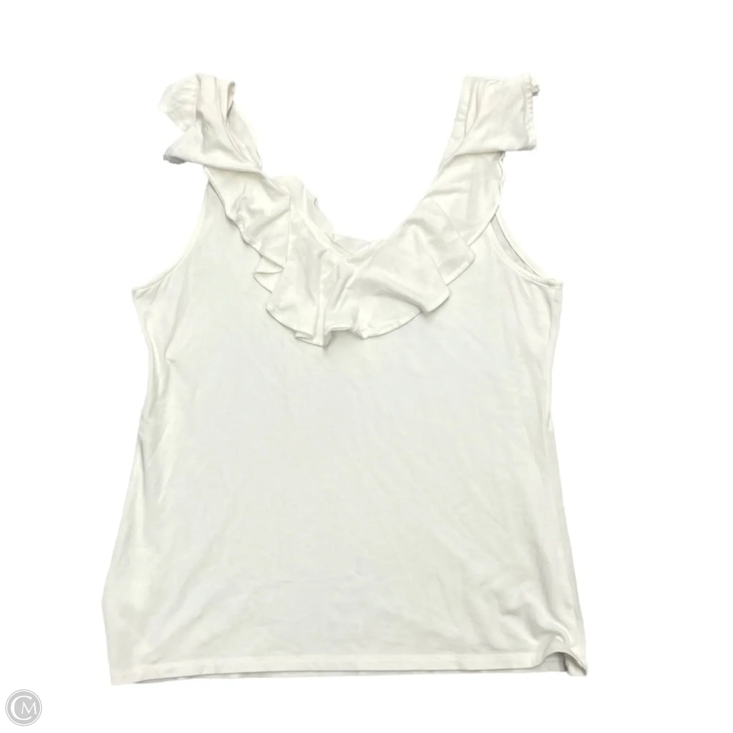 Top Short Sleeve Designer By Lilly Pulitzer In White, Size: M