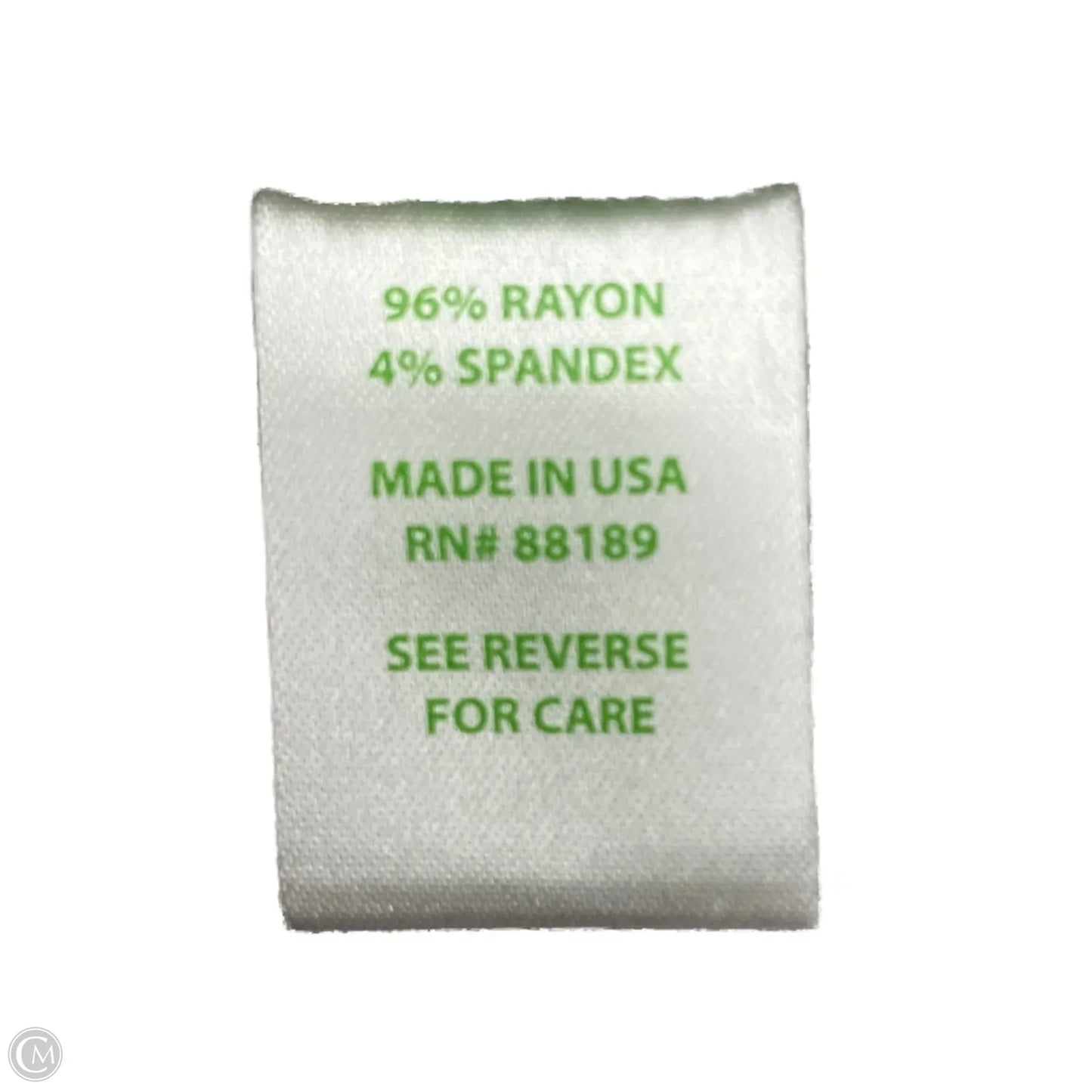 Top Short Sleeve Designer By Lilly Pulitzer In Green, Size: M