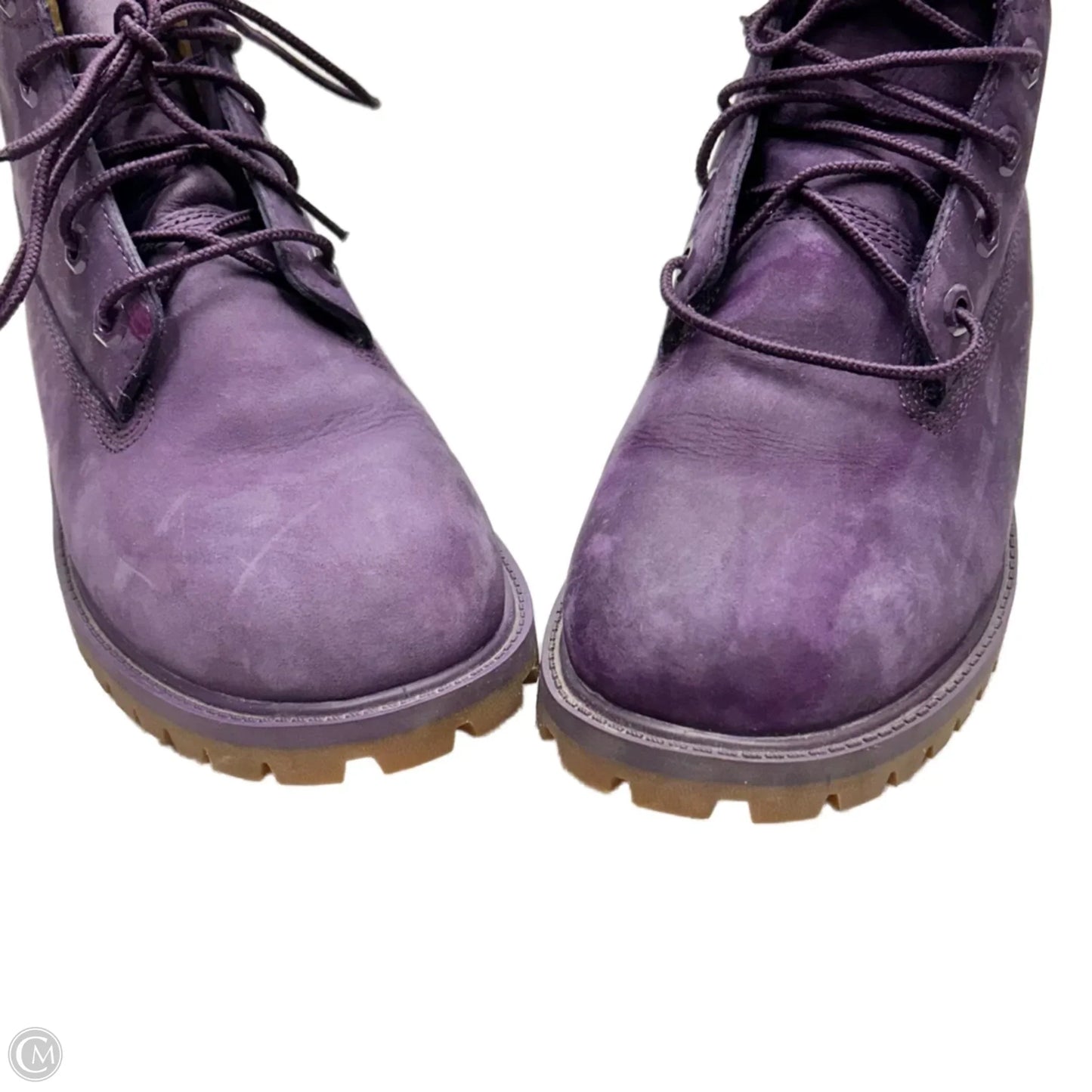 Boots Ankle Flats By Timberland In Purple, Size: 7