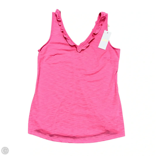 Top Sleeveless Designer By Lilly Pulitzer In Pink, Size: S
