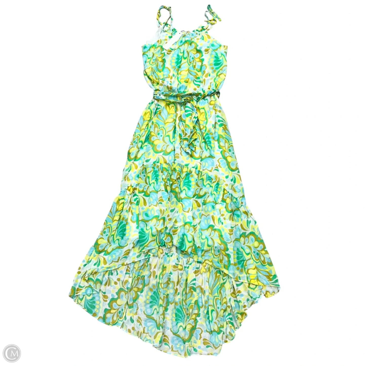 Dress Party Long By Trina Turk In Blue & Green, Size: Xs