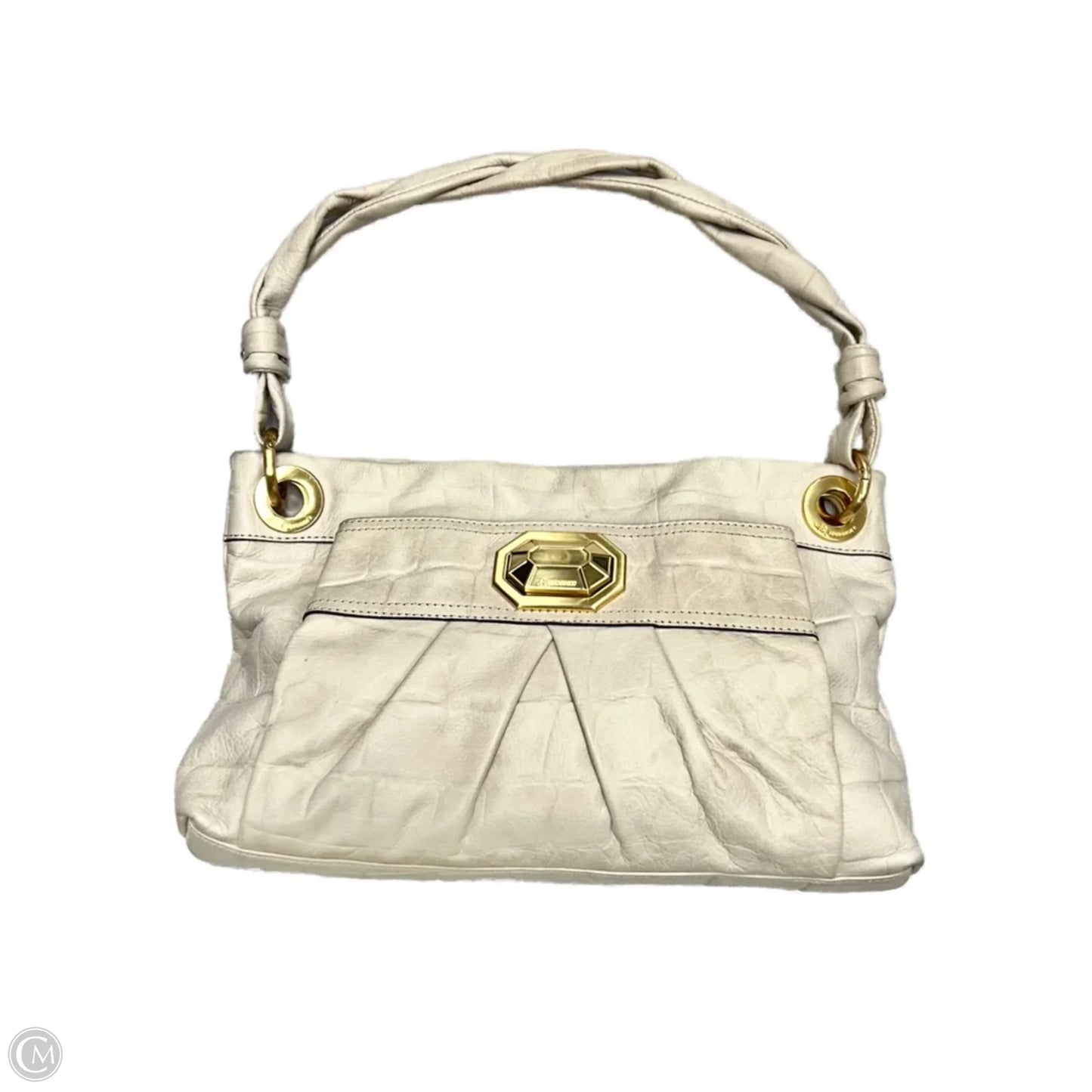 Handbag Leather By B. Makowsky, Size: Medium