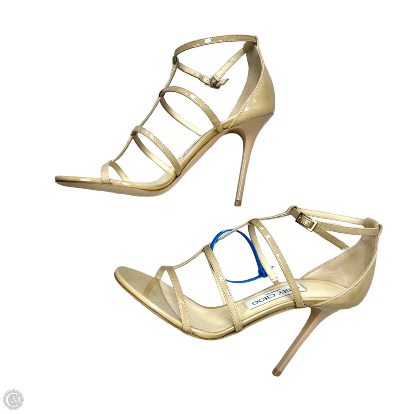 Shoes Luxury Designer By Jimmy Choo In Tan, Size: 6