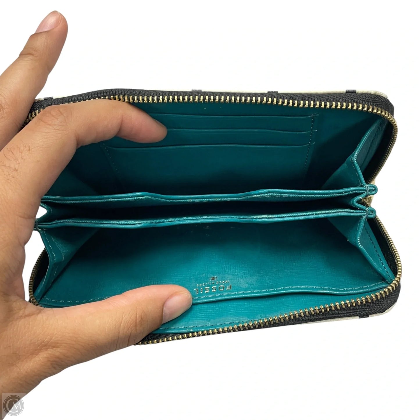 Wristlet Leather By Fossil, Size: Small