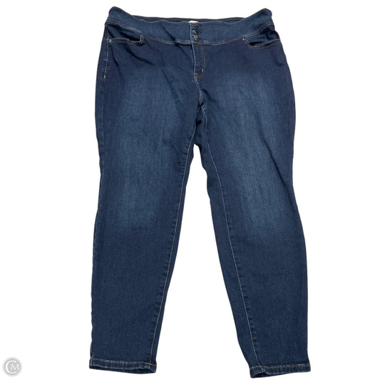 Jeans Skinny By Lane Bryant In Blue Denim, Size: 2